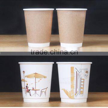 Custom Logo Printed Disposable Paper Cup Taiwan With Paper Cup Lid Supplier's Choice photo-5