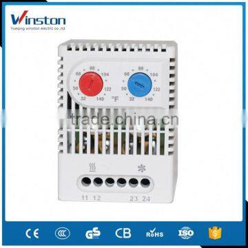 ZR 011 Adjustable Cooling and Heating Electric Din Rail Temperature Controller Dual Digital Thermostat with CE