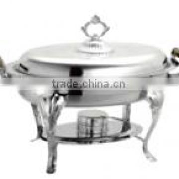 egg shape steel buffet stove/kitchen stainless steel hotel buffet stove/economic Have a lid electric stove oven