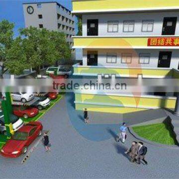 Boeloe non avoiding Automatic double deck 1 post car lift