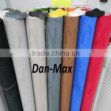 Fashion Real Sude Fabric Car Decorative PVC Vinyl Film Of Selfadhesive Alcantara                        
                                                Quality Choice