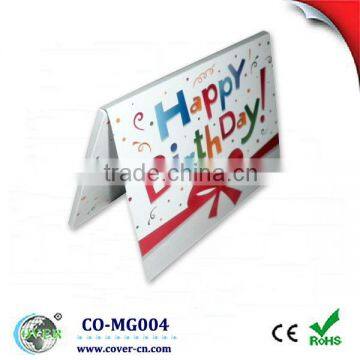music greeting card with USB cable for birthday