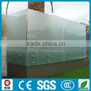 Exterior Decorative Decking Frameless Glass Railings photo-6