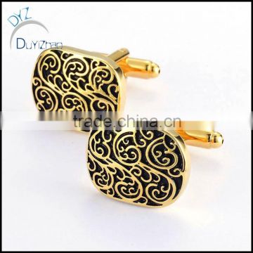 Top design mens gold design Cuff links