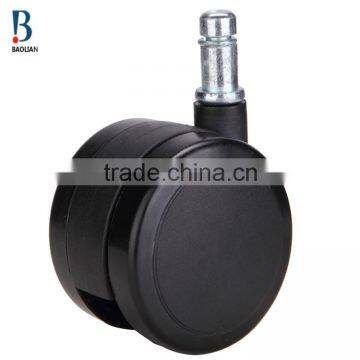 well popular high-quality 60mm black nylon swivel caster for furniture