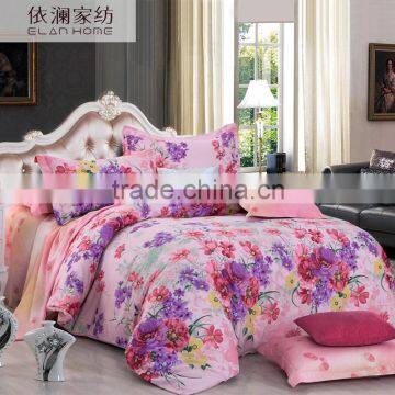 100% cotton pigment print new design wholesale duvet cover sets