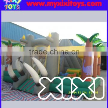 Outdoor large jungle inflatable playground for kids