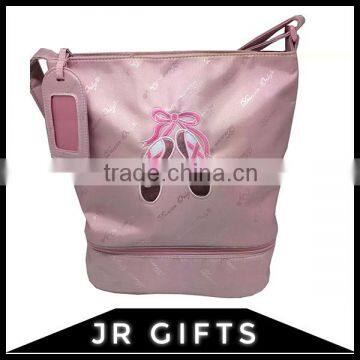 Good quality Pink Polyester shoe bag