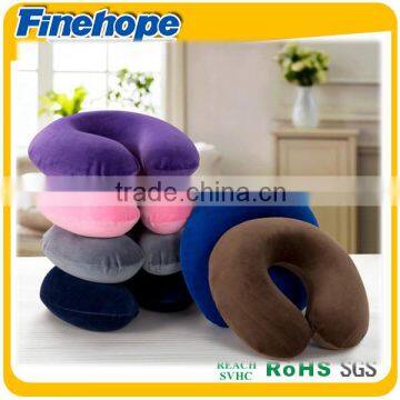 Soft good quality memory polyurethane foam travel pillow