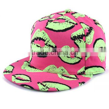 2015 Good Quality Wholesale Promotional Manufacture Fashion Adjusted Snapback Flat Brim Fashion Cap