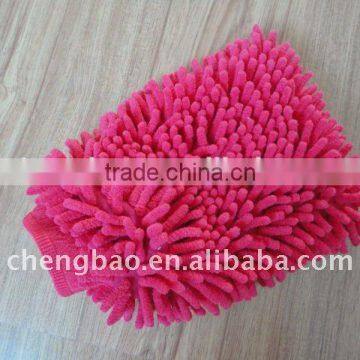 Chenille Microfiber Cleaning mitt for car care