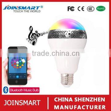 Smart home lighting wireless music LED bluetooth speaker RGB bulb with good tone quality