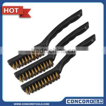 High Quality Wooden Handle Stainless Steel brush,Long Handle Wire Brush