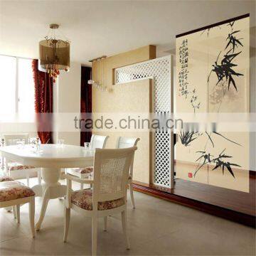 Heater door wind curtain printed bamboo curtains blinds