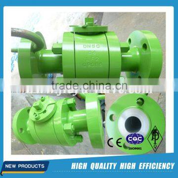 Forged steel 3pc flange ball valve