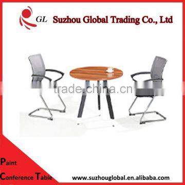 simple easy to assemble boardroom table round table