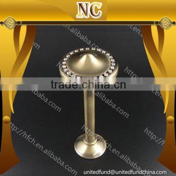 window fitting decorative wronght iron curtain holdbacks