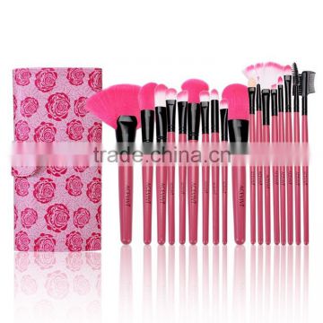 New 18pcs Fashion Professional Soft Cosmetic Tool Make up Brush Set Kit With Pouch AM000191