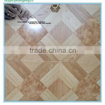 HDF MDF elm engineered wood flooring