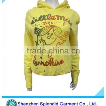 hot sale custm made cotton fleece china girls hoodies