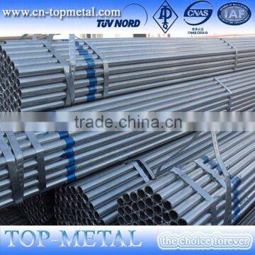 erw welded pre galvanized pipe manufacture in china