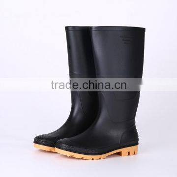 2016 Hot sale outdoor cheap plastic pvc rain boots without steel toe, waterproof rain boot covers