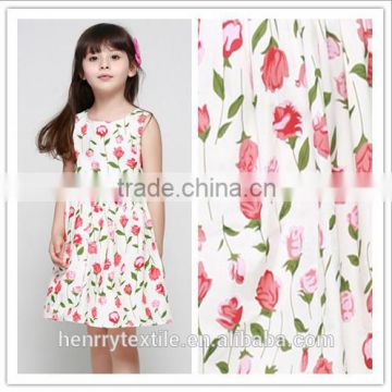 2016 the latest Summer dress fabric for kids