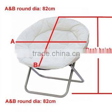 Compact Plastic Folding Round Outdoor Moon Chairs photo-2