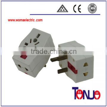 13A universal multi socket trave adapter