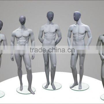 Black Color Head Replaceable Male Mannequin