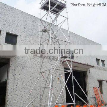 Ring lock light weight Reusable Aluminum Scaffolding for sale