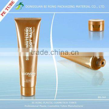 Large Plastic Cosmetics Packaging Tubes with fliptop cap