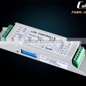 Minar 12V-24V 3CH IR Control 18A Constant Voltage DMX512 RGB LED Decoder DMX Controller