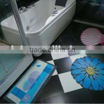 Contemporary Printed bathroom mats