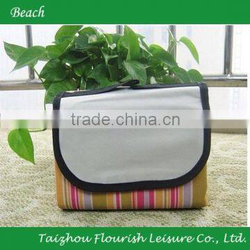 Water-Resistant Outdoor Blanket, Stripe Beach Camping Picnic Moisture-proof Mat Blanket