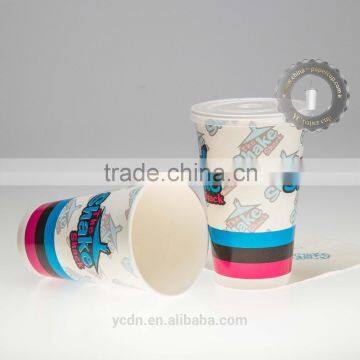 disposable beverage paper cup for cold