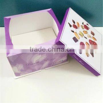 2015 square cake box New arrival gift cardboard box cake box cardboard box cute packaging gift magnetic key box