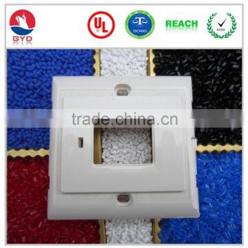 GWFI 750 Degrees Fire Retardant polycarbonate prices, UL94 V0 PC resin used in plastics Sockets