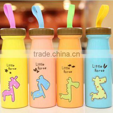 hot selling stainless steel promotion bottle gift bottle with handle on the top