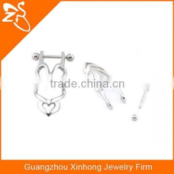 China factory wholesale fancy nose ring jewelry made of surgical nose piercing rings