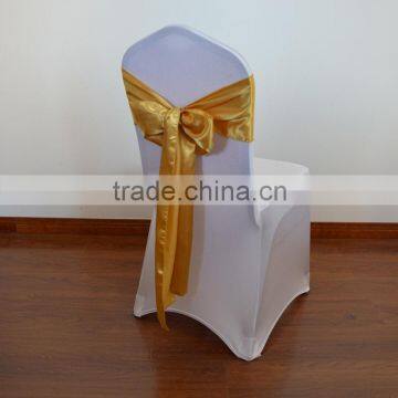 High quality gold cheap satin sashes for weddings