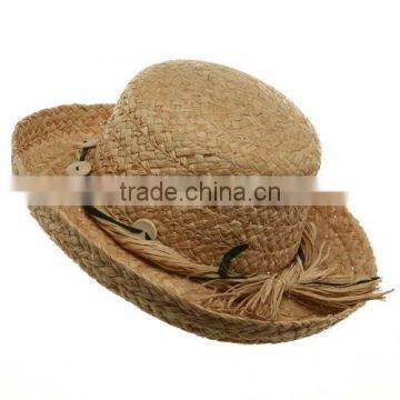 ladies raffia straw hat