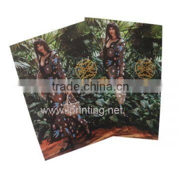 Hot stamping fashion postcard printing