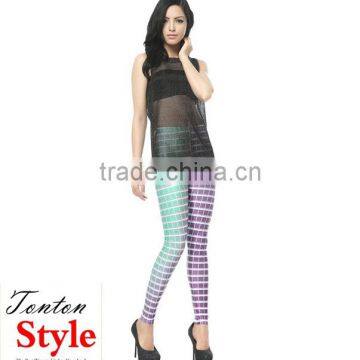 girls fashion women shiny pantyhose compression gym embroidered fleece tights