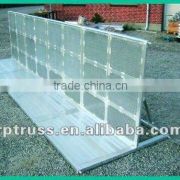 High Quality TUV iron barrier/crowd barricade/black barrier