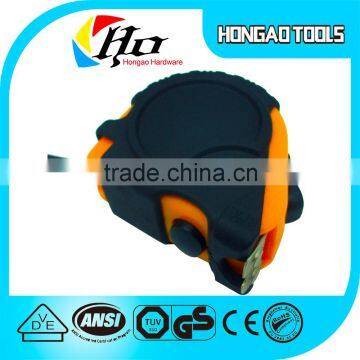 Rubber Cover Three Stop Measure Tape 5m Measuring Tape photo-2