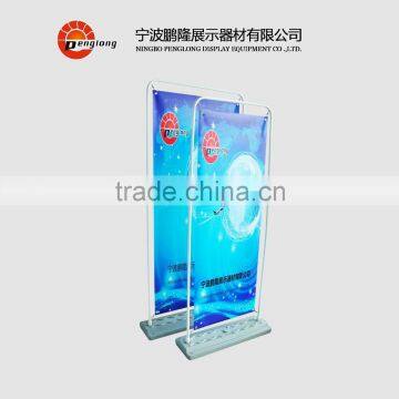 scrolling roll up banner 100*200 aluminum roll up stand