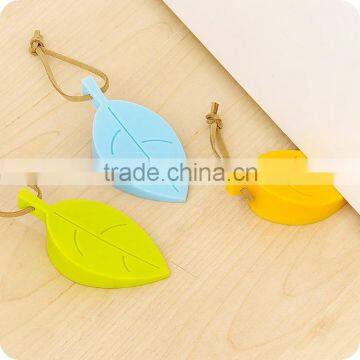 soft child satety silicone door stopper,OEM ODM silicone door stopper,Multi-functional leaf shape colorful silicone door stopper