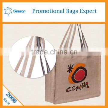 fashion college bags jute sack jute shopping bag