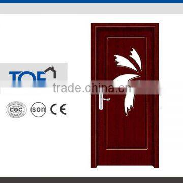 Economic Factory Price Wholesale Retailer Design Interior MDF PVC Door Glass